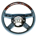 2005-2006 Chrysler 300 Steering Wheel 1AG551P7AA Green Leather Wood Mopar Oem. Fixed Price $71.50.