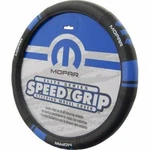 Mopar Blue Logo Synthetic Leather Steering Wheel Cover Car Truck Suv. Fixed Price $24.90.