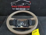 2006 Buick Lucerne Leather Wrapped Steering Wheel With Accessory Control Tan 31I. Fixed Price $95.00.