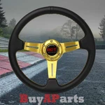 Sport Racing Deep Dish Gold 6-BOLT Pattern Steering Wheel For Nissan/infiniti. Fixed Price $45.94.
