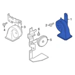 For Mazda 2014-2018 KD356679YD Horn. Fixed Price $57.03.