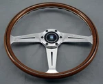 Nardi Classic Wood Steering Wheel 367MM Polished Side Spokes W/ Screws At Sight. Fixed Price $787.01.