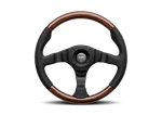 Momo Steering Wheel Leather Wood Dark Fighter 350MM. Fixed Price $540.94.