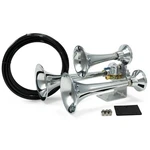 Hornblasters Outlaw Loud Train Air Set For Semi Large Truck - Chrome. Fixed Price $279.99.