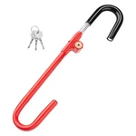 The Club CL303 Pedal To Steering Wheel Lock, Red, Within 21"-30". Fixed Price $29.75.