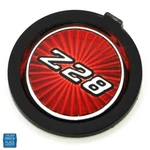 1977-79 Camaro Z28 Spoke Steering Wheel Emblem Red Gm 14008377. Fixed Price $45.99.