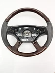 07-10 Mercedes W221 S550 Driver Steering Wheel W/ Paddle Shifters Wood Oem. Fixed Price $150.00.