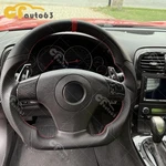 Full Leather Steering Wheel For Chevrolet Corvette C6 Z06 ZR1 2006-2011 Red Line. Fixed Price $239.00.