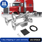 150DB Horns Train Air 3 Trumpets Chrome Plated For Truck/car Loud Sound. Fixed Price $118.05.