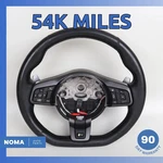 14-20 Jaguar X152 F-type-r Sport Steering Wheel W/ Paddle Shifters Black Oem 54K. Fixed Price $542.23.