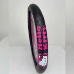 New Sanrio Hello Kitty Collage Big Face Pink Bow Car Truck Steering Wheel Cover. Fixed Price $13.99.