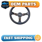 Oem Momo Wheel R1905 350MM Leather Yellow Stripe-fits Porsche 911/944. Fixed Price $418.52.