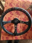 Vertex Hells Racing Genuine Oem Steering Wheel Speed 90MMDEEP. Fixed Price $400.00.