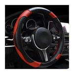 Steering Wheel Cover, 15 Inch Carbon Fiber Leather Stitching Color Steeri.... Fixed Price $17.32.