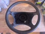 Oem Mercedes Benz Leather Steering Wheel 1042470. Fixed Price $40.50.