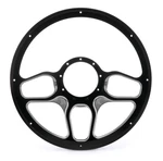 Billet Specialties Steering Wheel 1/2 Wrap 14IN Win Lite Black. Fixed Price $414.08.