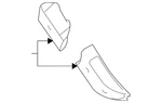 Genuine Mercedes-benz Cover 164-460-06-95-7F07. Fixed Price $31.80.