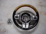 2013 Jeep Grand Cherokee Overland Leather / Wood Steering Wheel. Fixed Price $95.00.