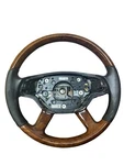 10-14 Mercedes W221 S550 S400 CL550 Steering Wheel W/paddle Shifters Brown Oem. Fixed Price $203.68.