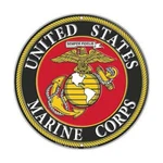 Usmc United States Marine Corps Round Aluminum Sign 12-INCH Official Licensed. Fixed Price $19.99.