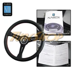 Italy Nardi Classic Type 360MM Steering Wheel Black Perforated Leather Red/s. Fixed Price $384.70.
