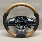 16-22 RX350 Steering Wheel Brown Leather Bamboo Wood Trim Cruise Radio Voice. Fixed Price $400.00.
