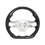 Real Carbon Fiber Sport Steering Wheel Ford Mustang S650 24-26 No Heated. Fixed Price $269.00.