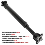 Rear Driveshaft For Jeep Commander 06-10 Grand Cherokee 06-09 936-071 52105760AF. Fixed Price $123.29.