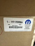 Mopar 1YF17DX9AA Black Leather Steering Wheel W/greystone (see Desc Fit) Nos. Fixed Price $190.00.