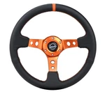 Nrg Reinforce Steering Wheel (350MM / 3IN. Deep) Blk Leather, Orange Center. Fixed Price $146.49.