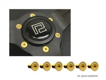 P2M For Superfly Titanium Steering Wheel Counter Sunk Bolt Set : Gold. Fixed Price $26.46.