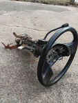 **working** 07 Ford F250/F350 Super Duty Steering Column And Wheel. Fixed Price $100.00.
