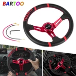 Rastp Deep Dish Drifting Sport Steering Wheel Aluminum Racing 13". Fixed Price $36.99.