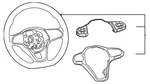 Genuine Volkswagen Steering Wheel 5H0-419-093-D-YPG. Fixed Price $112.85.