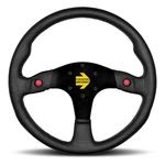 Momo R1980/35L Mod Steering Wheel Black Leather With Push Buttons. Fixed Price $286.99.
