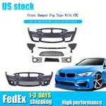 For 12-18 Bmw Series M3 Style F30/35 Front Bumper W/fog Light Hole W/pdc. Fixed Price $256.93.