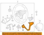 Gm Oem 16-19 Cruze Steering Wheel Trim-lower Cover 13434415. Fixed Price $27.59.