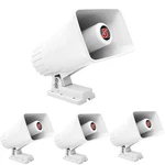 5CORE 6" Pa Horn 200W 4PC Loud Speaker Bull Audio 8OHM All Weather Use. Fixed Price $38.99.