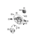 Genuine Mopar Steering Wheel Wiring 68406194AA. Fixed Price $57.47.