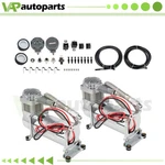 Dual 200 Psi 12V Air Compressor Kit For Train Horns Bag Suspension. Fixed Price $220.85.