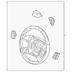 Genuine Ford Wheel Assembly Steering DA5Z-3600-BA. Fixed Price $737.38.