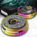 Nrg SRK-400MC Neo Chrome Steering Wheel 1.25" Thin Quick Release Short Hub Kit. Fixed Price $125.00.