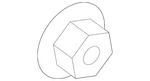 Genuine Subaru Steering Wheel Nut 023812000. Fixed Price $12.10.