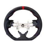 Revesol Real Carbon Fiber Black Steering Wheel For 2012-2015 Honda Civic GEN9 Si. Fixed Price $379.05.