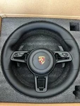 Porsche Leather Steering Wheel 911 991 Carrera 718 Cayman Boxster Cayenne Macan. Fixed Price $629.99.