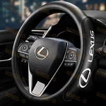 Black 15" Car Steering Wheel Cover Genuine Leather For Lexus IS300 LS460 IS350. Fixed Price $36.99.