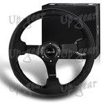 Black Leather 6-HOLES 3-SPOKE Nrg 330MM RST-033BK-R 13" Steering Wheel. Fixed Price $180.00.