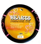 New Pink Hearts Car Truck Synthetic Leather Steering Wheel Cover. Fixed Price $23.89.