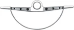 Oer Steering Wheel Die-cast Horn For 1963 Chevrolet Impala. Fixed Price $89.98.
