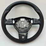 Vw T5 Fl Golf 6 Passat Spoke Leather Steering Wheel Alcantara Multifunction 3C8419091M. Fixed Price $441.88.